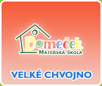 logo mateřské školy Domeček z Velkého Chvojna